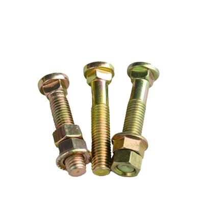 China Hot Sale Factory Flat Trolley Hitch Screw Bolt Nuts Screw Fasteners Stainless for sale