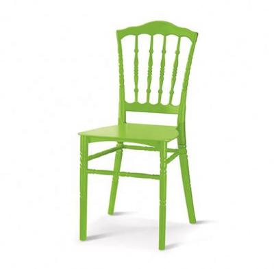 China Contemporary Style PP Plastic Seat Bamboo Garden Chair Without Armrest for sale