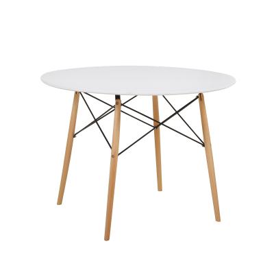 China The Modern Free Sample Cheap White Black Living Room Around The Edges PP Modern Coffee Top Dining Table for sale