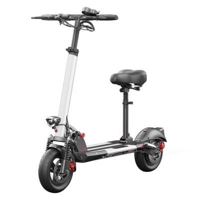 China Warehouse DDP unisex cheap price EU foldable electric scooter with adult seat for sale