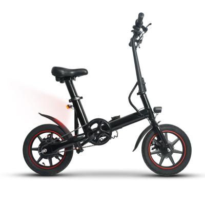 China EU Warehouse DDP Price Fold Unisex Electric Bike 14inch Tire 350watt 6Ah Battery for sale