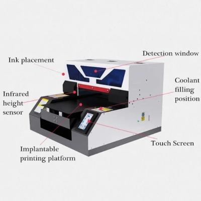 Chine Imprimante à jet d'encre UV LED automatique à plat A3-19 personnalisée pour carte d'identité de boîtier de téléphone intelligent à vendre