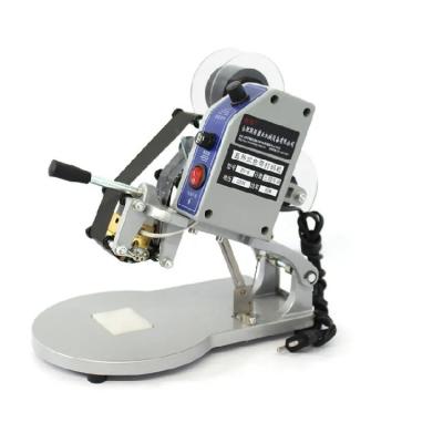 China Portable Hand Press Ribbon Coding Machine for 220V 50/60Hz Voltage and 2*4mm Particle Size for sale