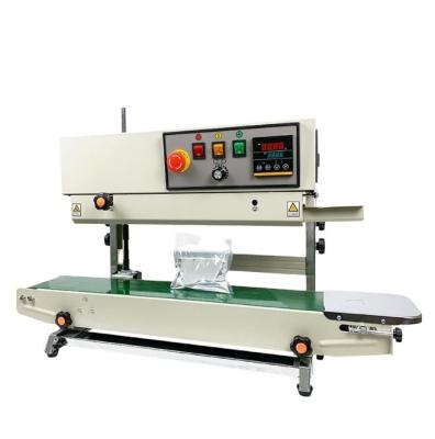 China Textiles Easy to 220V/50HZ Automatic Vertical Continuous Band Sealer for Plastic Bag for sale