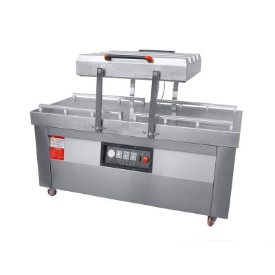 China Double Chambers 750*620*100mm Chamber Size Vacuum Sealing Machine for Food Meat Beans for sale