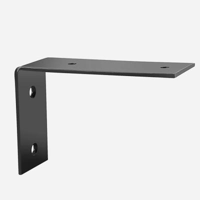 China Carbon Steel Metal shelf bracket L shape thickened corner brace shelf right angle bracket for sale