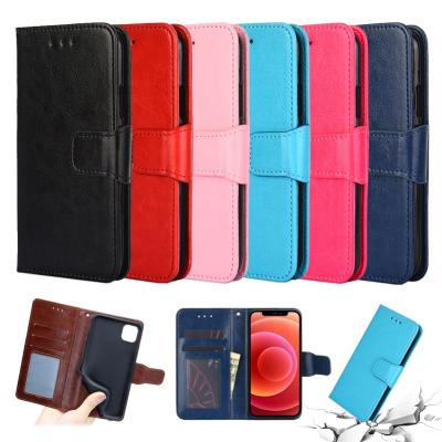 China Dropshipping Luxury Shockproof Leather Phone Case For Xiaomi Samsung iPhone Card Holder Leather Case For Sony Flip Wallet Leather Phone Bag for sale