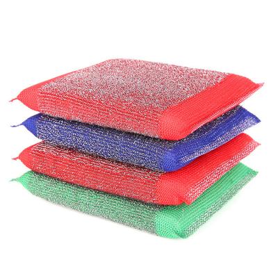 China Scrub pad sustainable use for kitchen and bathroom cleaner, dish sponge for dishes, pots, pans, utensils for sale