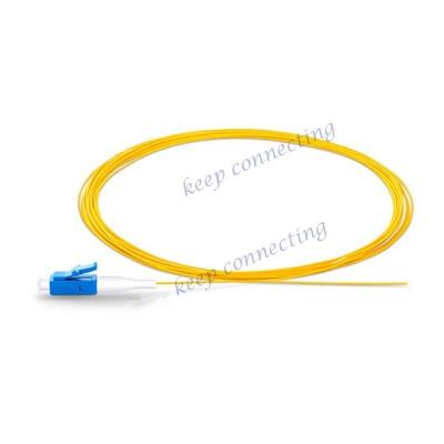 China Singlemode SM LSZH/PVC Jacket Low IL LC UPC Fiber Optic Pigtail for High Bandwidth Needs for sale