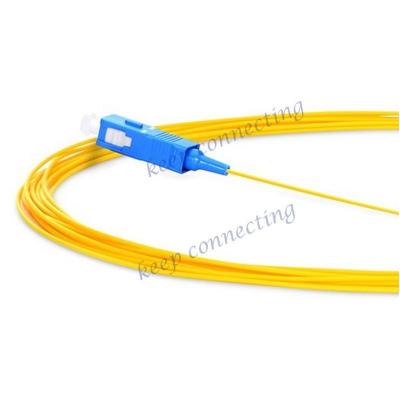 China FTTH Single Mode Fiber Optic Pigtails SC UPC APC LSZH/PVC 0.9mm for Easy Installation for sale