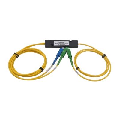 China 1550nm FTTH Glasfaserausrüstungsmodul 1*2 Sc Filter Wdm Splitter Steckverbinder Sc/FC/LC/St zu verkaufen