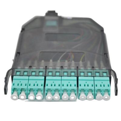 China Fibra de red MPO Cassette para FTTH de un solo modo multimodo de 12 núcleos LC-MPO/MTP APC/UPC Duplex en venta