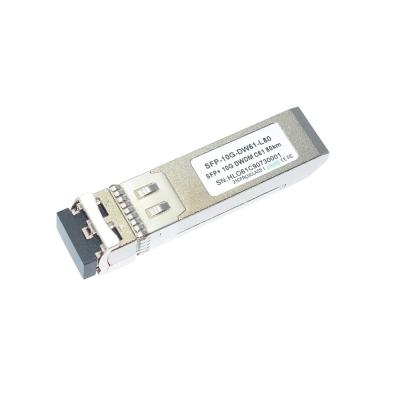 China 10G Base ZR Adjustable DWDM 80km SFP Duplex Fiber SFP Transceiver with 20km Distance for sale