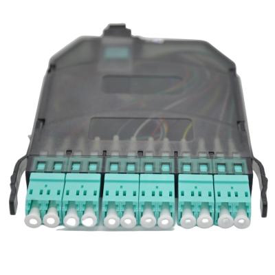 China 12-Port LC Optical Cable MPO Cassettes Fiber Box MPO-24Core LC/APC LGX MPO/MTP Module box for FTTH for sale