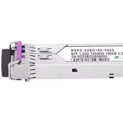 Cina 1.25gtx/1.25grx 20km Tx1490nm/Rx1310nm Fibra ottica SFP Transceiver Modulo in acciaio per SMF in vendita