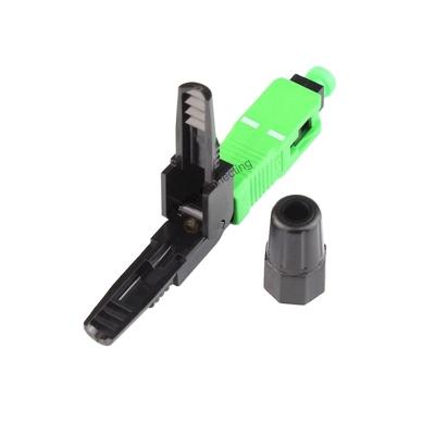 China Optic Green Fiber Optic/Optical Sc Apc Fast Connector for Network Return Loss dB 50dB for sale