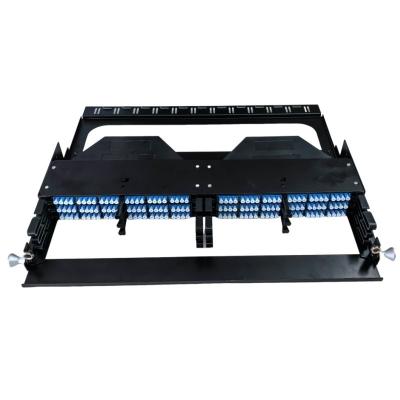 China Inside Module MPO Cassette 19 Inch 144 Core 1U 96 Port ODF Open Rack Mount Patch Panel for sale