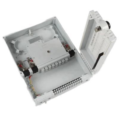 China Type Box Distribution FTTX 16 24 core PC ABS material outdoor fiber optic distribution box for sale