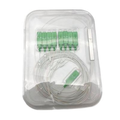 Chine 2 cœurs Mini 1X2 1X16 PLC Fibre Splitter dans SC/FC/LC/ST APC UPC Mini UPC Fiber Plc Splitter à vendre