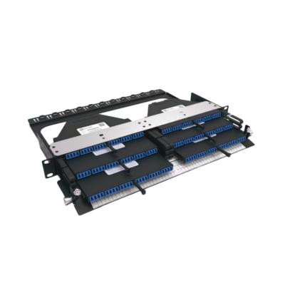 China 1U 2U 4U 144 288 576-Kern-Faserdistributionsrahmen SC LC MPO Ultra High Density Box Patch Panel ODF zu verkaufen