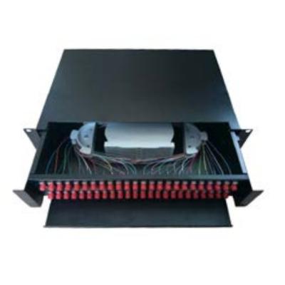 China FTTH Drawer Type ODF 12 24 48 96 Fibre Optic Box for Simplified Fiber Termination for sale