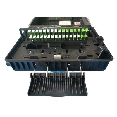 China TCP Network FTTX FTTH 32 Cores PLC Splitter Distribution Box for Outdoor Wall Mounting for sale