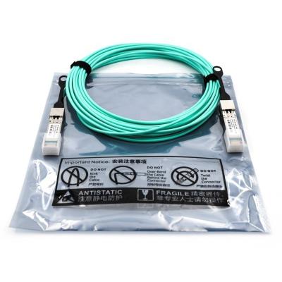 China 25Gbps SFP28 SFP Ethernet Data Center 70m Om3 100m Om4 Aoc Patch Cord para -30 a 0dBm à venda