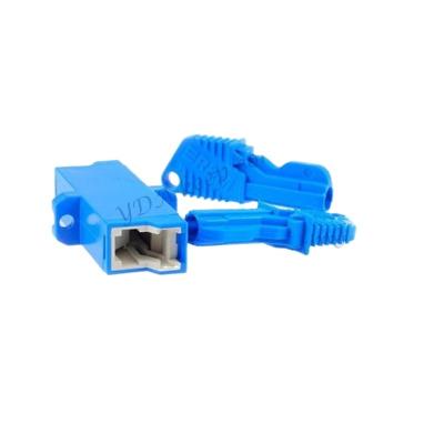 China FTTH E2000 APC/UPC Simplex SM Fiber Optic Adapter with and Low Insertion Loss ≤0.3dB for sale