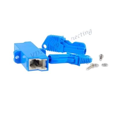 China FTTH Network E2000 APC/UPC Simplex SM Fiber Adapter with Good Temperature Stability for sale