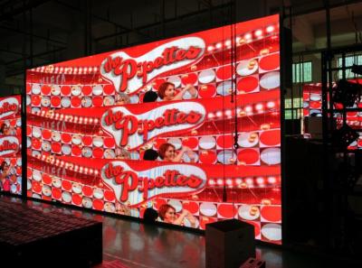 Cina Schermo dell'interno di P4 LED il video, schermo di visualizzazione di pubblicità dell'interno del LED riparato installa 2000 pidocchi in vendita