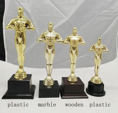 China China Gift Oscar Oscar Trophy Plastic Trophy for sale