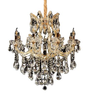 China Gold Modern Large Luxury Asfour Hotel Hotel Crystal Chandelier for sale