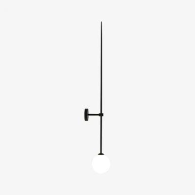 China Nordic minimalist lines glass ball wall lamp designer personality aisle living room bedroom creative bedside lamp for sale