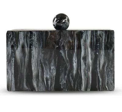 China Fashion Unique Evening Clutch Bags Black Acrylic Clutch Bag For Women Bags Clutch 2021 Luxury for sale