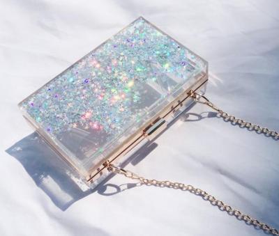 China Fashionable Acrylic Clutch Bag Women Evening Clutch Bag Ladies Acrylic Bag For Party for sale