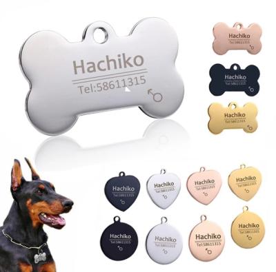 China Hot Selling DETACHED Dog Tag Bone Pet ID Card Aluminum Alloy Pet Tag Pet Supplies for sale