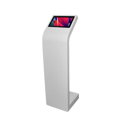 China Indoor Small Size 10inch Floor Stand Interactive Touch Screen Kiosk For Information Display for sale