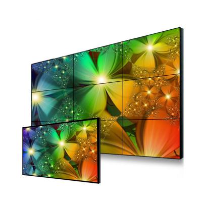 China Video Loop Daisy Chain Indoor and outdoor support 49inch 3.5mm hd advertising wall 3x3 lcd tv video wall for sale