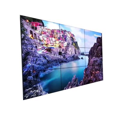 China Mall 4x2 55inch lcd video wall display screen 1.7mm frameless lcd monitor with video wall for sale