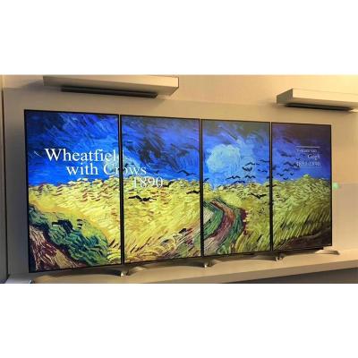 China HD 65 Inch Full Color Bezel 3x3 Indoor Large Size Ultra Narrow LCD 4k Video Wall for sale