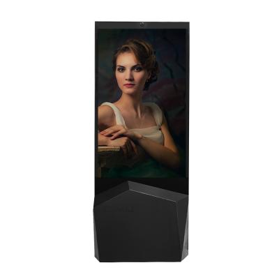 China 55inch touch screen kiosk indoor totem lcd show indoor signage display digital signage networking player for sale