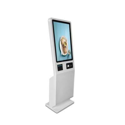 China Indoor Terminal Self Service Touch Screen Kiosk Restaurant Ordering System Touch Screen for sale