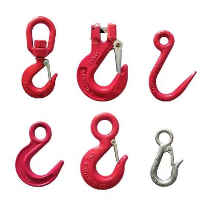 China Heavy Industry China Manufacture Lifting Rig Swivel Hook with Latches for sale