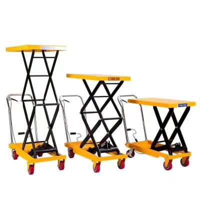 China Factory direct mini hotels scissor lifting platform high quality manual lifting platform for sale