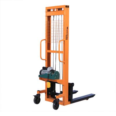 China Hotels Electric Stacker 1ton 1.5ton 2ton Power Reach Stacker Forklift Semi Electric Forklift for sale