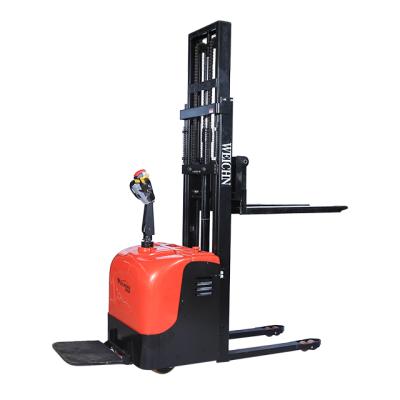 China Hotels Warehouse Electric Full Pallet Lifter Stacker Stacker Forklift for sale