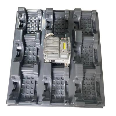 China Rigid Crash Resistant High Impact Resistant PE Products Large Package Plastic Working Tray for sale