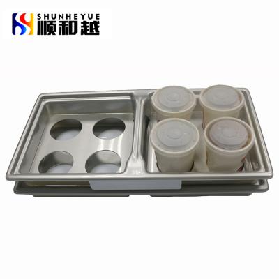 China Decoractive And Protective Plastic Custom ABS PC Food Grade Products Plastic Serving Tray for sale