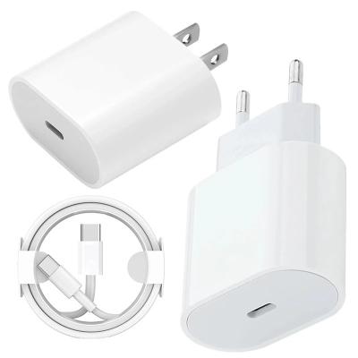 China Original High Speed ​​Fast Charging 20W PD Wall Charger USB C Power Adapter Wall Fast Charger For iPhone 13 12 for sale