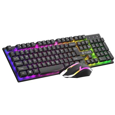 China OEM Colorful Ergonomic Led Gaming Mouse and Keyboard Gaming Mouse Gamer Table Wired RGB Cheap Backlight Wireless Gaming Combo for sale